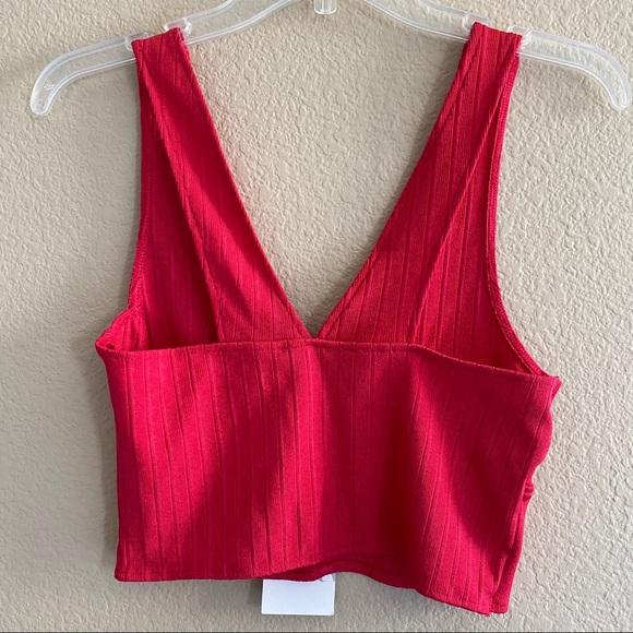 Zara Fuschia Crop Tank Top - NWT - Picture 6 of 10